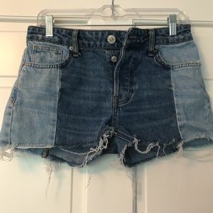High waisted denim shorts Urban Outfitters